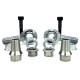 Clevis machined from solid stainless steel