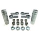 2 Heat Treated Steel or 4130 Chromoly 5/8" Heat Treated Severe Duty Heim Joints with jam nuts