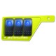 LIME SQUEEZE - RZR XP1000 Left Side 3 Switch Dash Panel With Switches