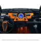 ORANGE - RZR XP1000 8 Switch Dash Panel. 3 Piece + 6 Switches included.