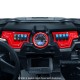 RED - RZR XP1000 8 Switch Dash Panel. 2 Piece + 6 Switches included.