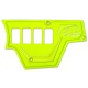 LIME SQUEEZE - RZR XP1000 8 Switch Dash Panel. 2 Piece + 6 Switches included.