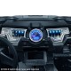 MACHINED FINISH - RZR XP1000 8 Switch Dash Panel. 2 Piece + 6 Switches included.
