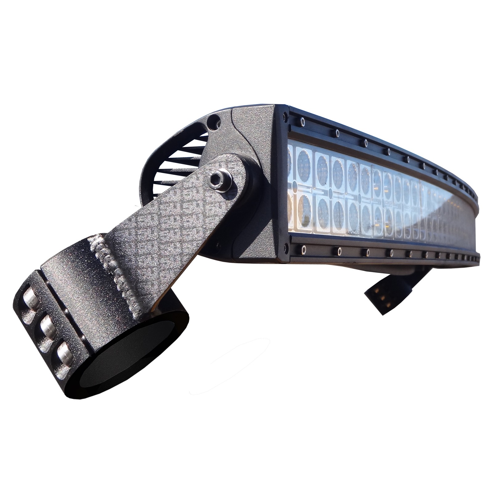 LED Pod Light For Polaris RZR 900 XP1000 1.75"  Roll Cage Bull Bar Mount Clamp