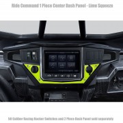 Ride Command XP1000 1 Piece Dash Panel - Black