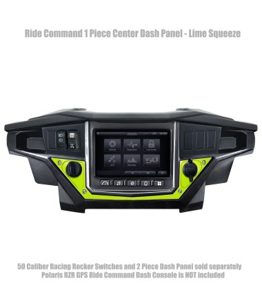 Ride Command XP1000 1 Piece Dash Panel - Lime Squeeze