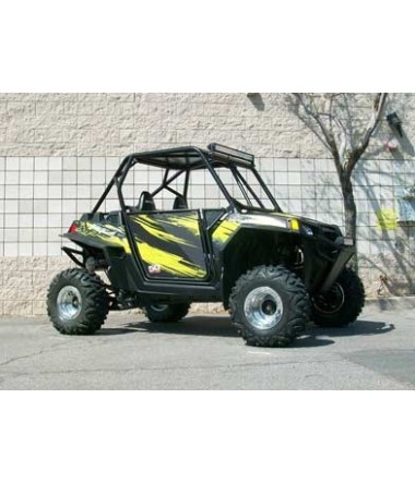 RZR 2 Door Black Evasive Green sticker graphics kit from 50 caliber