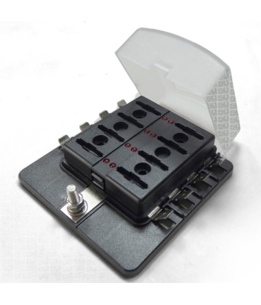 8 Way Standard LED Circuit Blade Fuse Box