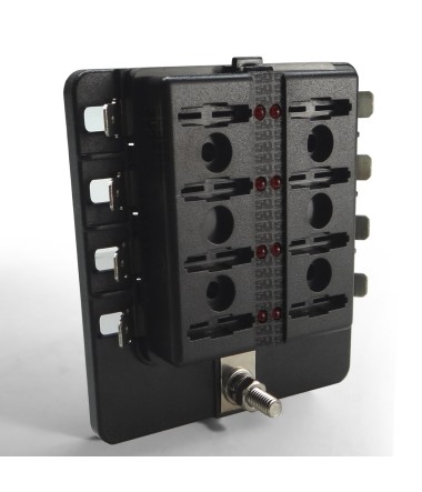 8 Way Standard LED Circuit Blade Fuse Box