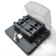6 Way Standard LED Circuit Blade Fuse Box