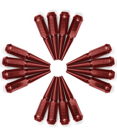 10 x 1.25 mm Chrrome Spiked Lug Nuts - 16 Pack