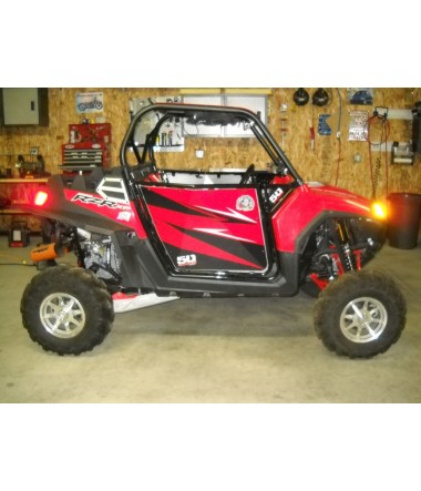 Polaris RZR Standard Red Graphics sticker kit