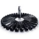 14x1.5mm Extended Spike Lug Nuts - 60 Degree Taper Seat 32 Pack for 8 Lug Trucks - Black