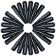 14x1.5mm Extended Spike Lug Nuts - 60 Degree Taper Seat 24 Pack for 6 Lug Trucks - Black