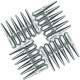14x1.5mm Extended Spike Lug Nuts - 60 Degree Taper Seat 24 Pack for 6 Lug Trucks - Chrome