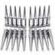 14x1.5mm Extended Spike Lug Nuts - 60 Degree Taper Seat 20 Pack for 5 Lug Vehicles Chrome