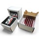 14x2.0mm Extended Spike Lug Nuts - 60 Degree Taper Seat 24 Pack for 6 Lug Trucks Red