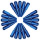 12x1.25mm Extended Spike Lug Nuts - 60 Degree Taper Seat - 20 Pack for 5 Lug Vehicles - Blue