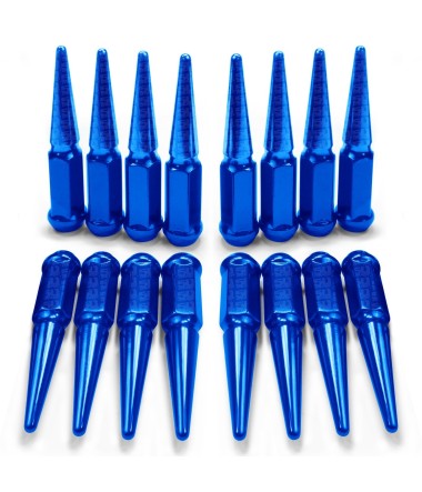 10 x 1.25 mm Chrrome Spiked Lug Nuts - 16 Pack