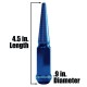 12x1.5mm Extended Spike Lug Nuts - 60 Degree Taper Seat - Blue