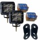 Polaris General Pod Light Mounting Bracket Combo with 2 Inch Multicolor LIghts included