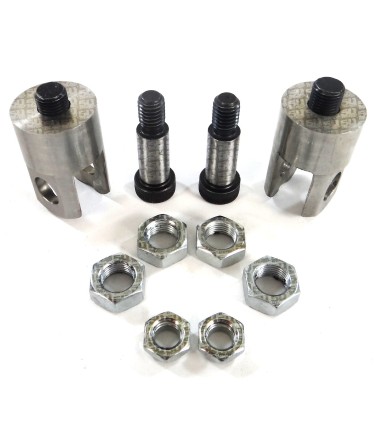 Polaris S 900/1000 & General Heavy Duty Tie Rod Set Stainless Clevis Adapters for Steering Rack