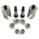 Polaris S 900/1000 & General Heavy Duty Tie Rod Set Stainless Clevis Adapters for Steering Rack