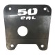 XP1000, Turbo & RS1 Heavy Duty Rear Plate - Available with no finish (raw) for fabrication or custom paint