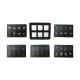 Slim Capacitive touch 6 gang switch panel with 40 custom labels for all your 12v accessories	