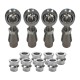 1/2" Sway Bar Link Rod End Kit - With Optional Misalignment Spacers