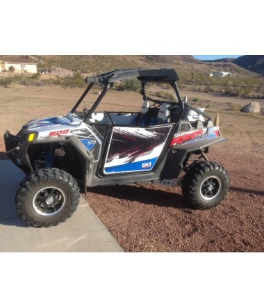 RZR Voodoo Blue sticker kit