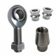 Rod End Kit - Single Joint - 1/2 Chromoly Heim - 1" OD Tubing - High Angle Misalignment Spacers
