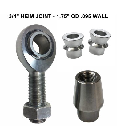 Single Joint Rod End - 3/4" Chromoly Heim - 1.75" OD Tubing