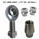 Rod End Kit -  3/4-16 x 3/4 bore Heim - 1.75" OD .120 Wall - WITH Spacers