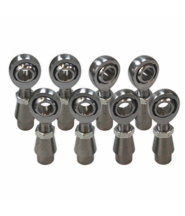 4 Link Rod End Kit - with Eight 3/4" Chromoly Heim joints and Eight bungs for 1.75" OD Tubing	