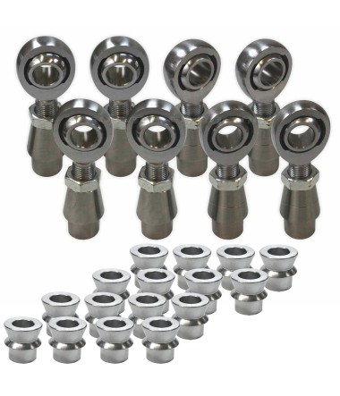 3/4" 4 Link Kit Chromoly Heim - 1.75" OD Tubing and high misalignment spacers included	