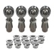 7/8" Sway Bar Link Rod End Kit - Shown with Optional Misalignment Spacers	