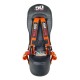 Can-Am X3 Bump Seat with Orange 2" Harness