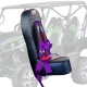50 Caliber Racing Rear Bump Seat with 2" Safety Harness for Kawasaki Teryx 4 Seater - Purple Harness