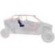RZR PRO XP 4 Rear Bump Seat & Safety Harness  - Blue