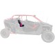 RZR PRO XP 4 Rear Bump Seat & Safety Harness  - Pink