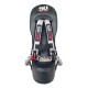 RZR PRO XP 4 Rear Bump Seat & Safety Harness  - Silver