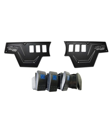 .50 Caliber Racing Dash Panels for Polaris RZR