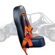 50 Caliber Racing Bump Seat Combo for Arctic Cat Wildcat with 2" Safety Harness - Orange