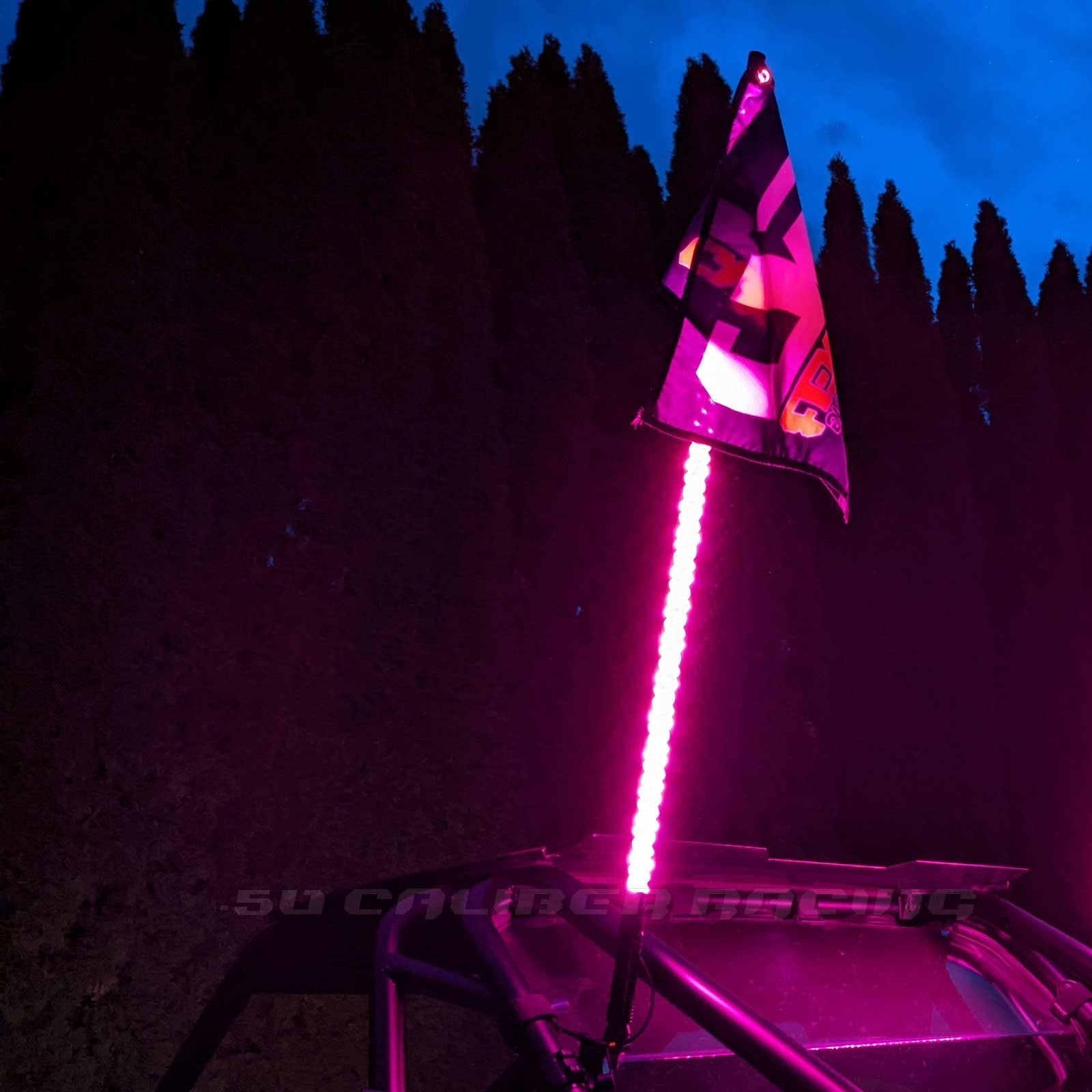 Single 50 Cal LED Lighted Whip