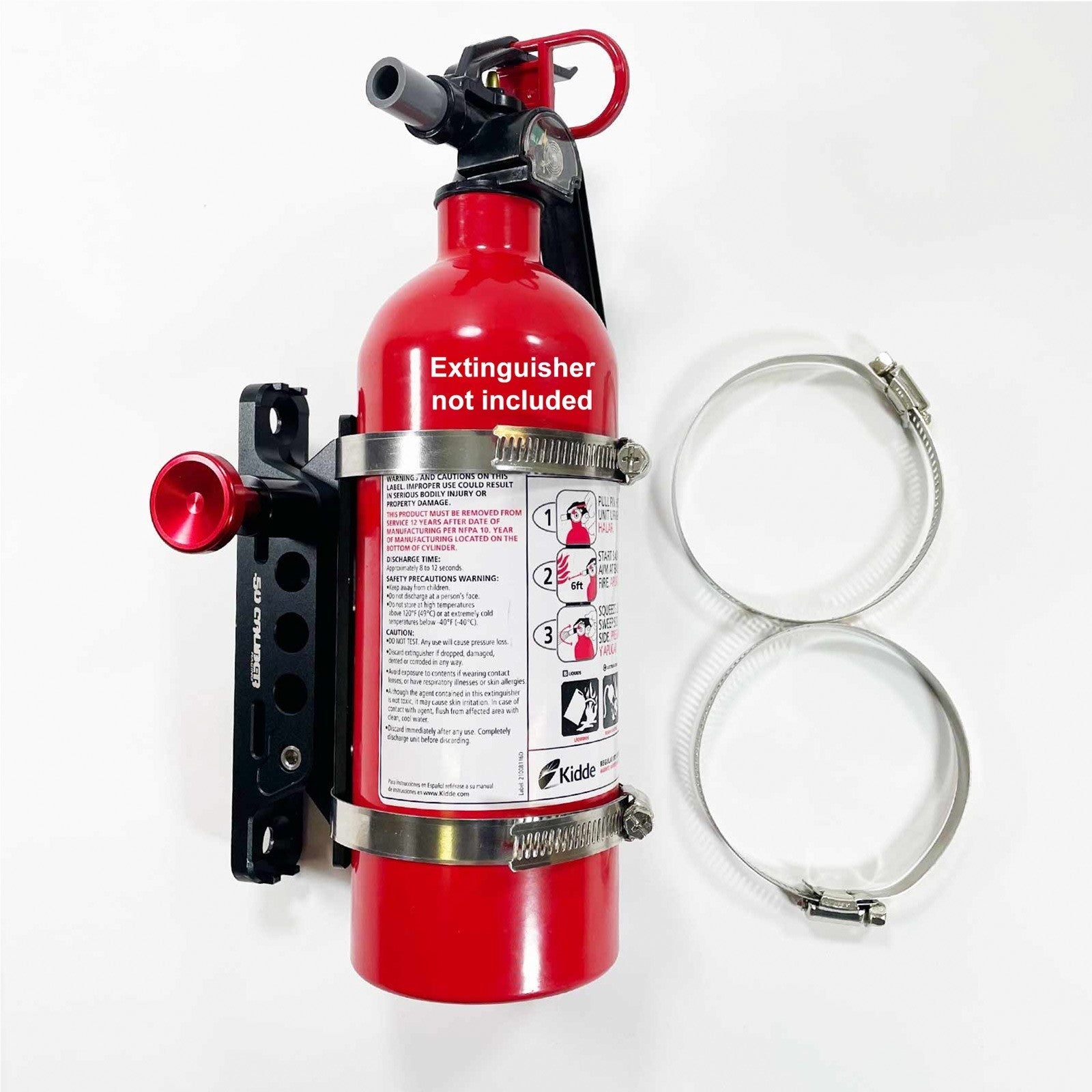 Quick Release Fire Extinguisher Mount