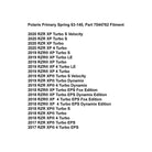 OEM Polaris Primary Clutch Spring 7044762 Fitment