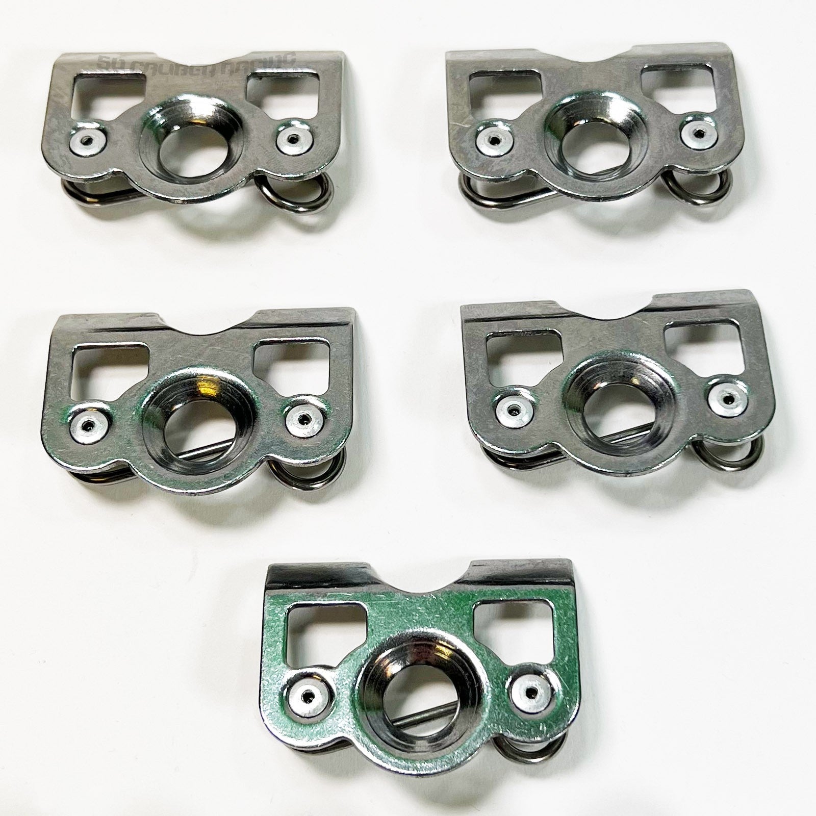 5 pack 7/16 Dzus Tab Fasteners with Button and Spring