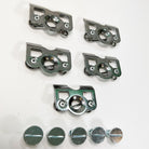 5 pack 7/16 Dzus Tab Fasteners with Button and Spring