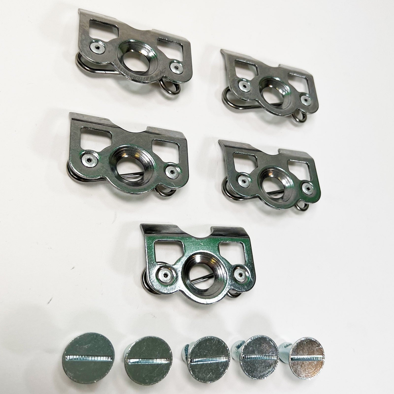 5 pack 7/16 Dzus Tab Fasteners with Button and Spring